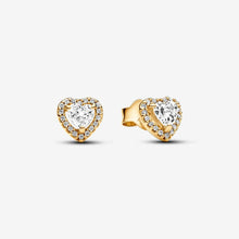 Load image into Gallery viewer, Pandora Sparkling Elevated Heart Stud Earrings - Fifth Avenue Jewellers