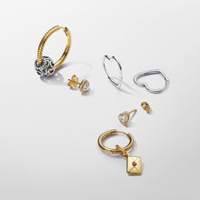 Load image into Gallery viewer, Pandora Sparkling Elevated Heart Stud Earrings - Fifth Avenue Jewellers