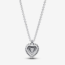 Load image into Gallery viewer, Pandora Sparkling Heart Halo Pendant Necklace - Fifth Avenue Jewellers