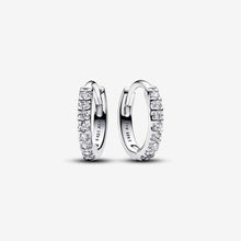 Load image into Gallery viewer, Pandora Sparkling Huggie Hoop Earrings - Fifth Avenue Jewellers