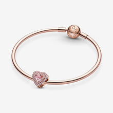 Load image into Gallery viewer, Pandora Sparkling Levelled Heart Charm - Fifth Avenue Jewellers