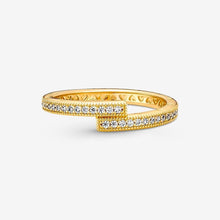Load image into Gallery viewer, Pandora Sparkling Overlapping Ring - Fifth Avenue Jewellers