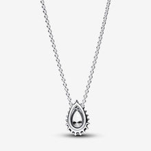 Load image into Gallery viewer, Pandora Sparkling Pear Halo Collier Necklace - Fifth Avenue Jewellers