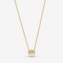 Load image into Gallery viewer, Pandora Sparkling Round Halo Pendant Collier Necklace - Fifth Avenue Jewellers