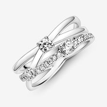 Load image into Gallery viewer, Pandora Sparkling Triple Band Ring - Fifth Avenue Jewellers