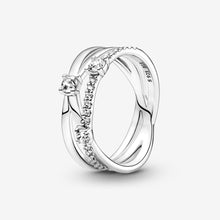 Load image into Gallery viewer, Pandora Sparkling Triple Band Ring - Fifth Avenue Jewellers