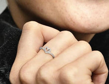 Load image into Gallery viewer, Pandora Sparkling Wishbone Heart Ring - Fifth Avenue Jewellers