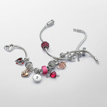 Load image into Gallery viewer, Pandora Splittable Heart & Key Dangle Charm - Fifth Avenue Jewellers
