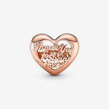 Load image into Gallery viewer, Pandora Thank You Mom Heart Charm - Fifth Avenue Jewellers