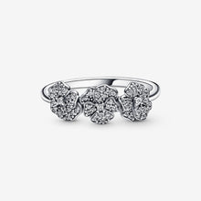 Load image into Gallery viewer, Pandora Triple Pansy Flower Ring - Fifth Avenue Jewellers