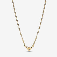 Load image into Gallery viewer, Pandora Triple Stone Heart Collier Necklace - Fifth Avenue Jewellers