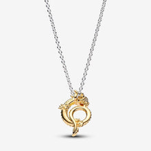 Load image into Gallery viewer, Pandora Two-tone Chinese Year of the Dragon Collier Necklace - Fifth Avenue Jewellers