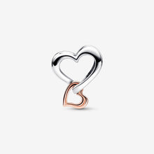 Load image into Gallery viewer, Pandora Two-tone Openwork Infinity Heart Charm - Fifth Avenue Jewellers