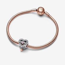 Load image into Gallery viewer, Pandora Two-tone Openwork Mum & Heart Charm - Fifth Avenue Jewellers