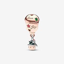Load image into Gallery viewer, Pandora Two-tone Santa Claus in Hot Air Balloon Charm - Fifth Avenue Jewellers