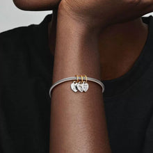 Load image into Gallery viewer, Pandora Two-tone Splittable Friendship Triple Dangle Charm - Fifth Avenue Jewellers