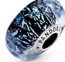 Load image into Gallery viewer, Pandora Wavy Dark Blue Murano Glass Ocean Charm - Fifth Avenue Jewellers