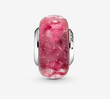 Load image into Gallery viewer, Pandora Wavy Fancy Pink Murano Glass Charm - Fifth Avenue Jewellers