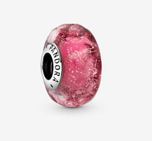 Load image into Gallery viewer, Pandora Wavy Fancy Pink Murano Glass Charm - Fifth Avenue Jewellers