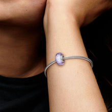 Load image into Gallery viewer, Pandora Wavy Lavender Murano Glass Charm - Fifth Avenue Jewellers