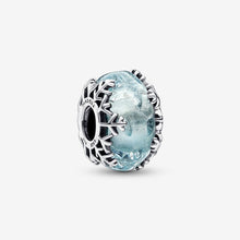 Load image into Gallery viewer, Pandora Winter Blue Snowflake Murano Charm - Fifth Avenue Jewellers