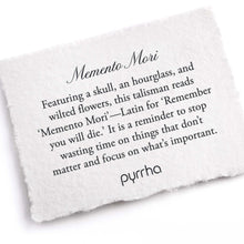 Load image into Gallery viewer, Pyrrha Memento Mori Talisman Necklace - Fifth Avenue Jewellers