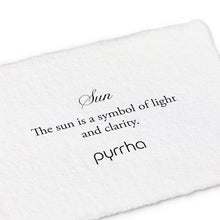 Load image into Gallery viewer, Pyrrha Symbol Charm Sun - Fifth Avenue Jewellers