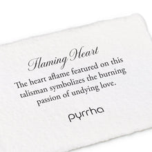 Load image into Gallery viewer, Pyrrha Talisman Flaming Heart - Fifth Avenue Jewellers