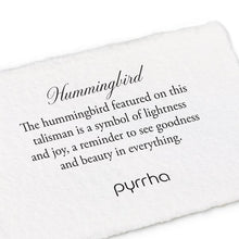 Load image into Gallery viewer, Pyrrha Talisman Hummingbird - Fifth Avenue Jewellers