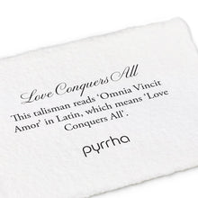Load image into Gallery viewer, Pyrrha Talisman Love Conquers All - Fifth Avenue Jewellers