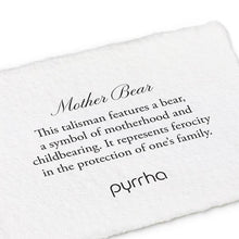 Load image into Gallery viewer, Pyrrha Talisman Mother Bear - Fifth Avenue Jewellers