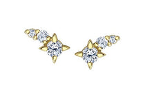 Load image into Gallery viewer, Seasons Shooting Star Stud Earrings - Fifth Avenue Jewellers