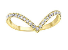 Load image into Gallery viewer, Sparkling Diamond Chevron Band - Fifth Avenue Jewellers