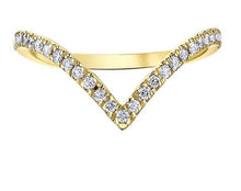 Load image into Gallery viewer, Sparkling Diamond Chevron Band - Fifth Avenue Jewellers