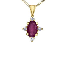 Load image into Gallery viewer, Starburst Birthstone Necklace - Fifth Avenue Jewellers