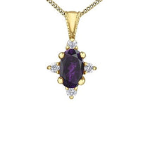 Load image into Gallery viewer, Starburst Birthstone Necklace - Fifth Avenue Jewellers