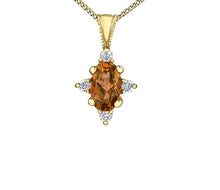 Load image into Gallery viewer, Starburst Birthstone Necklace - Fifth Avenue Jewellers
