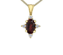 Load image into Gallery viewer, Starburst Birthstone Necklace - Fifth Avenue Jewellers