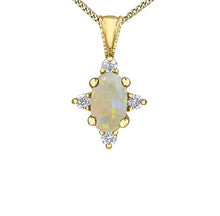 Load image into Gallery viewer, Starburst Birthstone Necklace - Fifth Avenue Jewellers