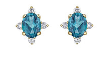 Load image into Gallery viewer, Starburst Birthstone Stud Earrings - Fifth Avenue Jewellers