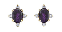 Load image into Gallery viewer, Starburst Birthstone Stud Earrings - Fifth Avenue Jewellers