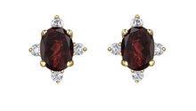 Load image into Gallery viewer, Starburst Birthstone Stud Earrings - Fifth Avenue Jewellers