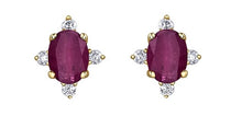 Load image into Gallery viewer, Starburst Birthstone Stud Earrings - Fifth Avenue Jewellers
