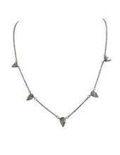 Load image into Gallery viewer, Teardrop Diamond Station Necklace - Fifth Avenue Jewellers