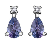 Load image into Gallery viewer, Teardrop Tanzanite Earrings - Fifth Avenue Jewellers