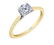 Load image into Gallery viewer, Tides Of Love Diamond Solitaire Ring - Fifth Avenue Jewellers

