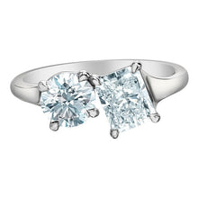 Load image into Gallery viewer, "Toi Et Moi" Two Stone Diamond Ring - Fifth Avenue Jewellers