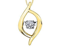 Load image into Gallery viewer, Yellow Gold Ribbon Pendant - Fifth Avenue Jewellers
