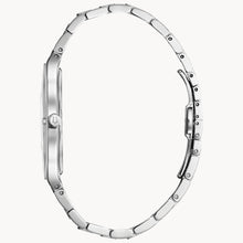 Load image into Gallery viewer, Silver watch band on a white background
