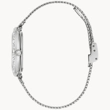 Load image into Gallery viewer, Silver bracelet on a white background
